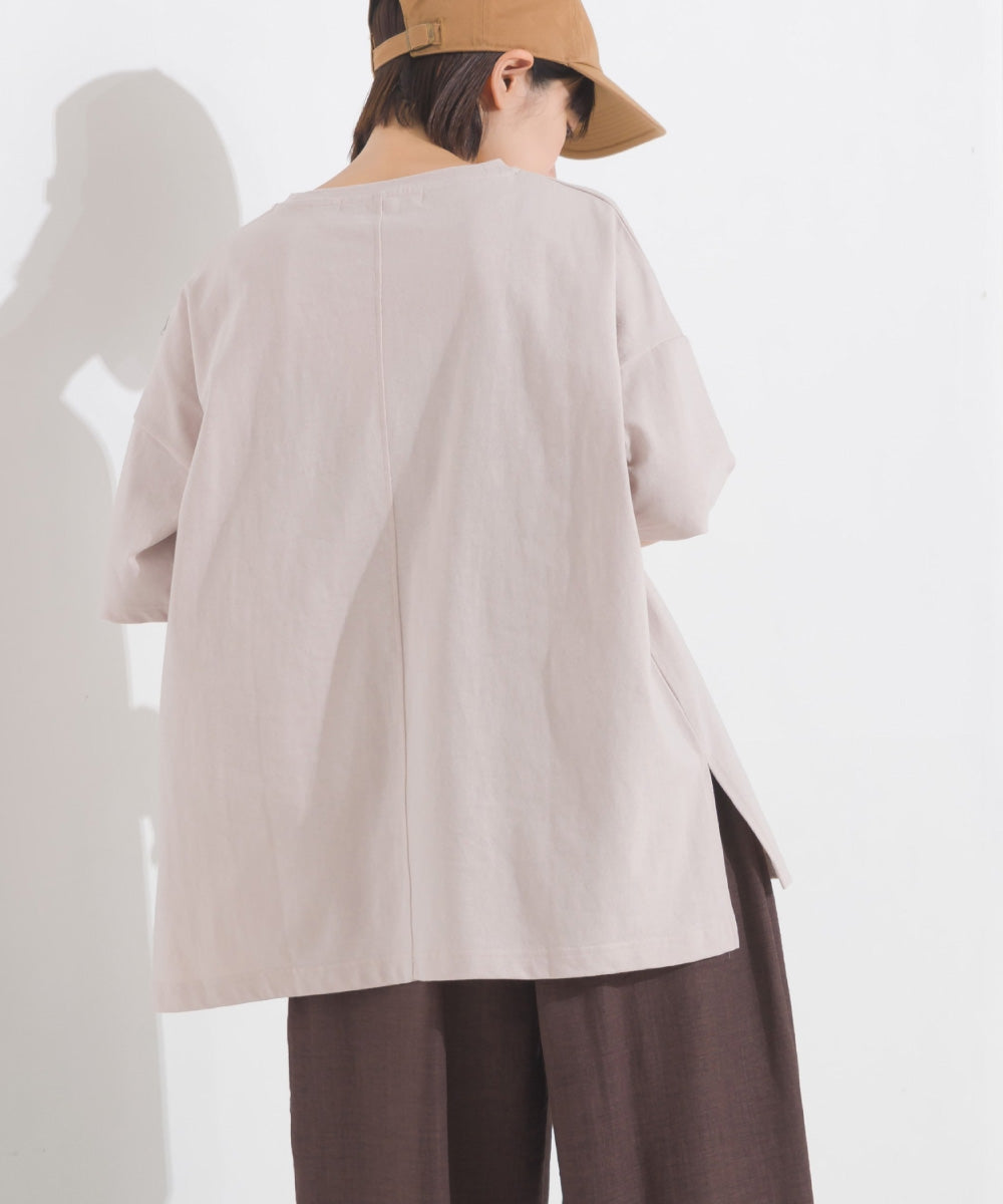 【OMNES】超撥水加工 ワイド半袖Tシャツ【7122-5299】