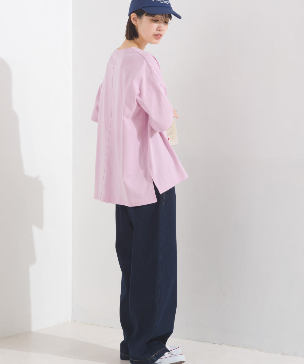 【OMNES】超撥水加工 ワイド半袖Tシャツ【7122-5299】