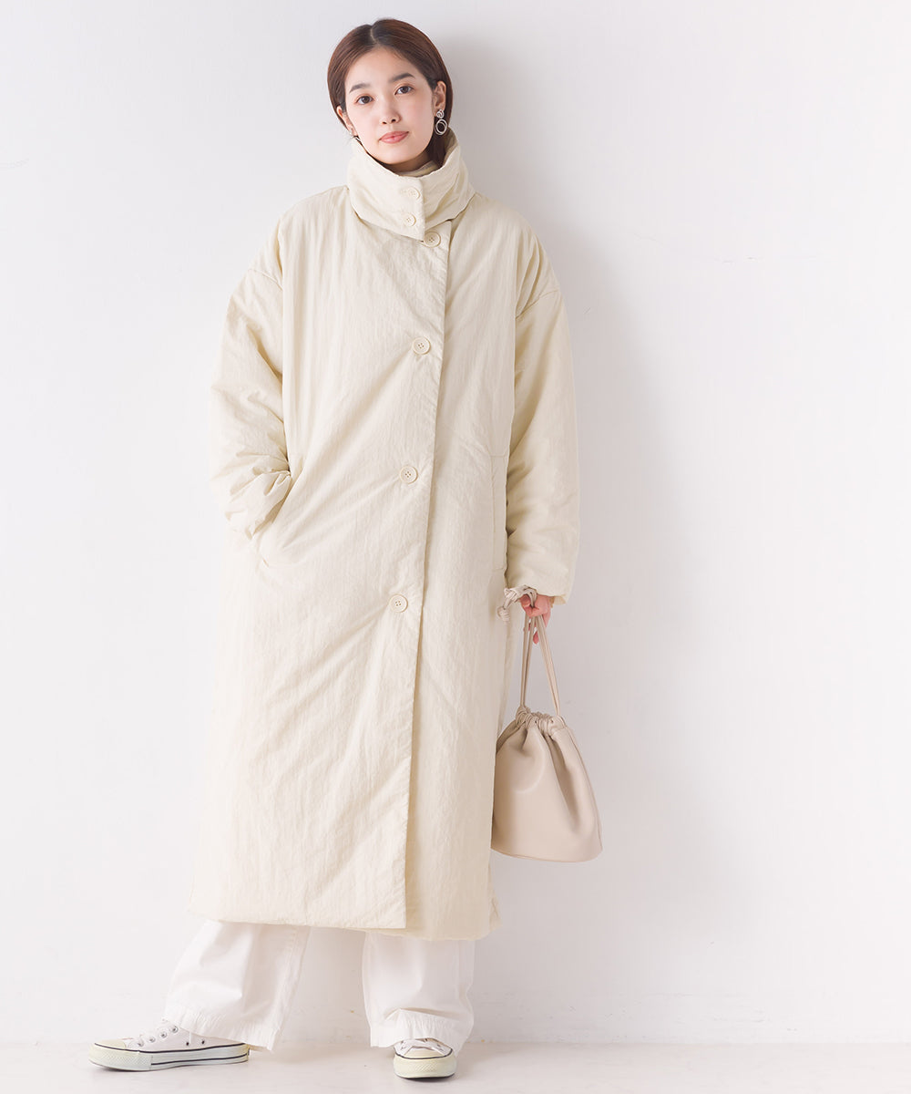 【OMNES】撥水加工ステッチレス2Wayロングコート【7122-7136】
