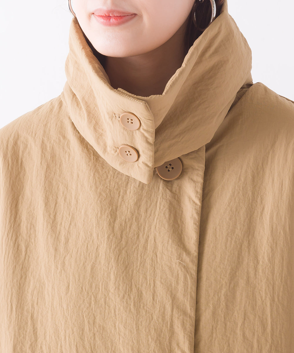 【OMNES】撥水加工ステッチレス2Wayロングコート【7122-7136】
