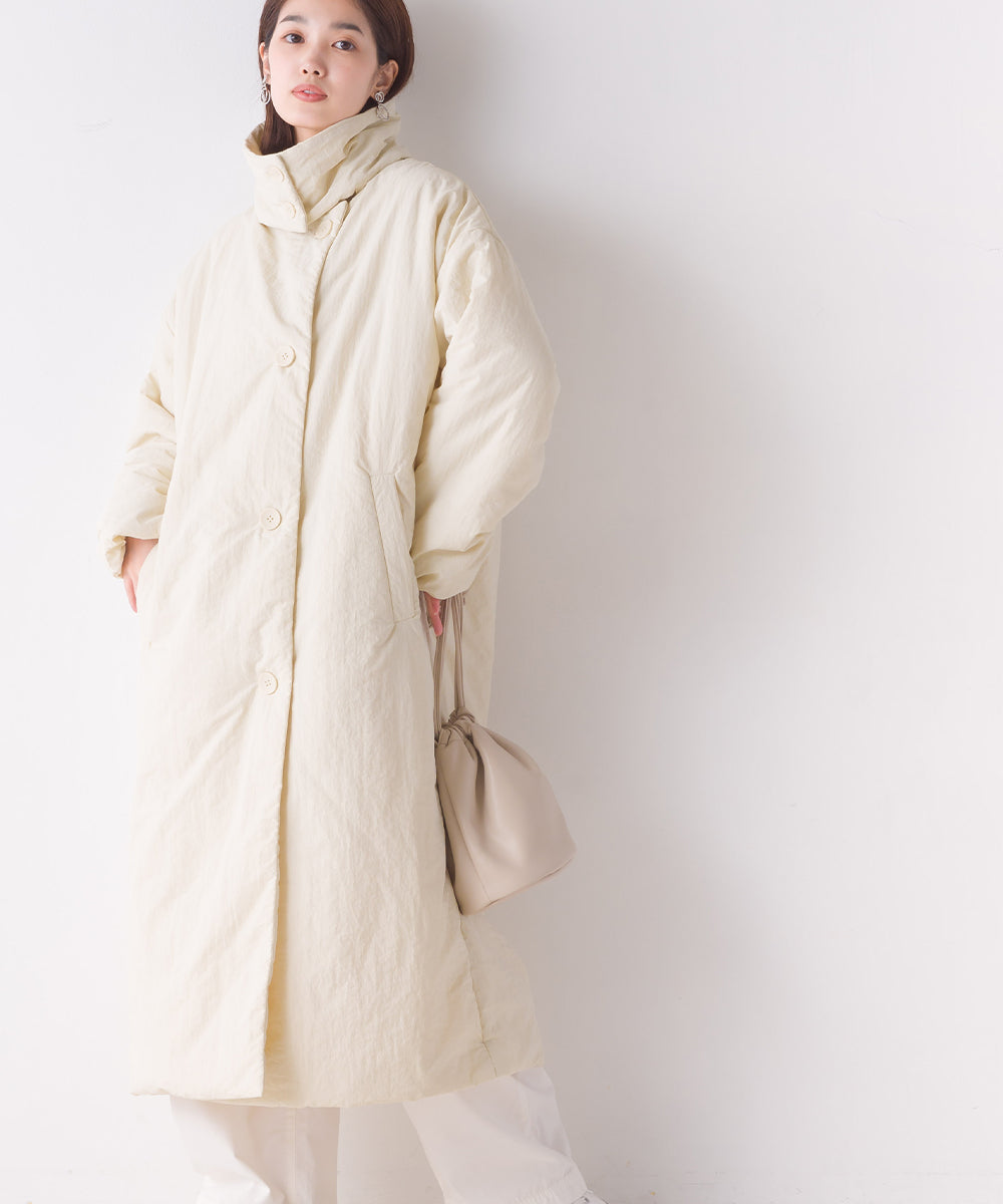 【OMNES】撥水加工ステッチレス2Wayロングコート【7122-7136】
