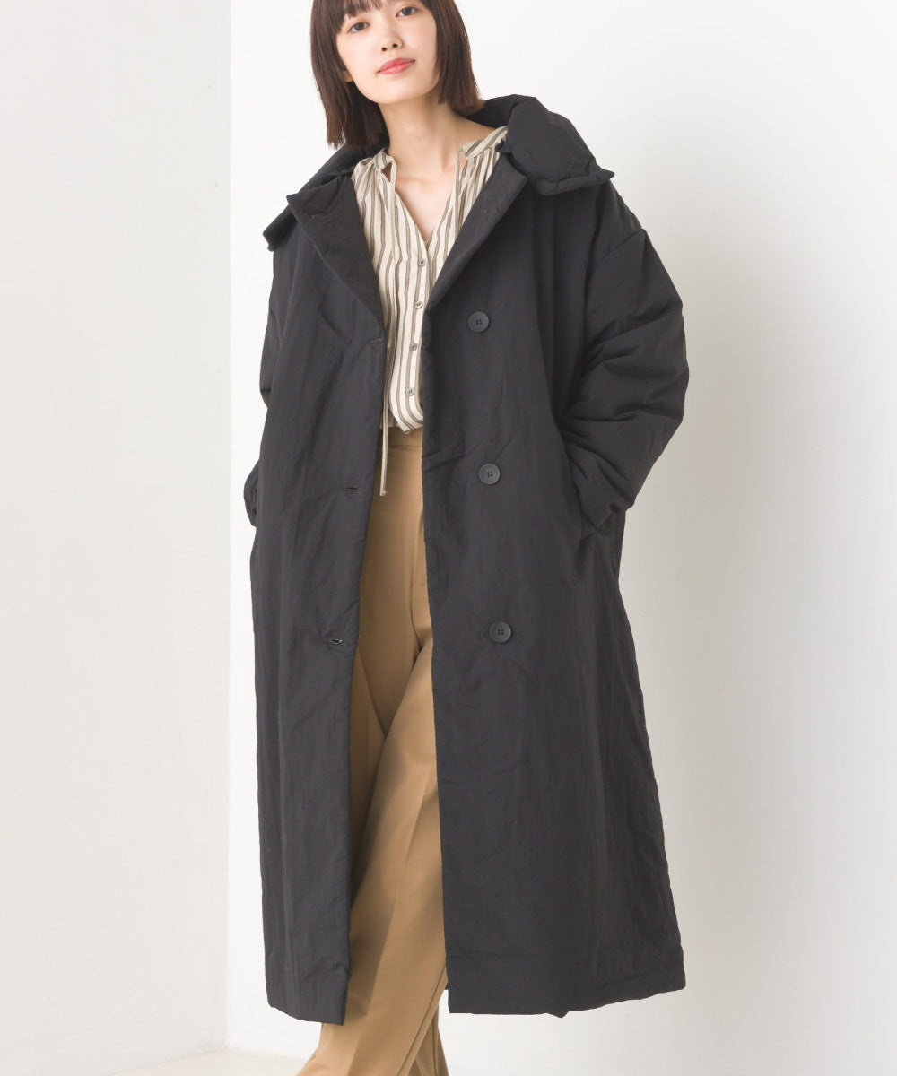 【OMNES】撥水加工ステッチレス2Wayロングコート【7122-7136】