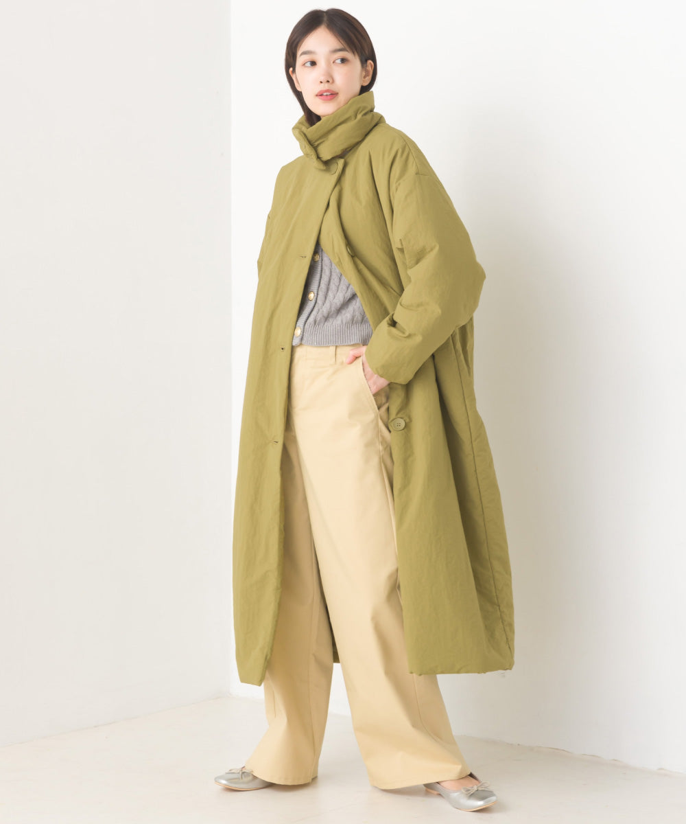 【OMNES】撥水加工ステッチレス2Wayロングコート【7122-7136】
