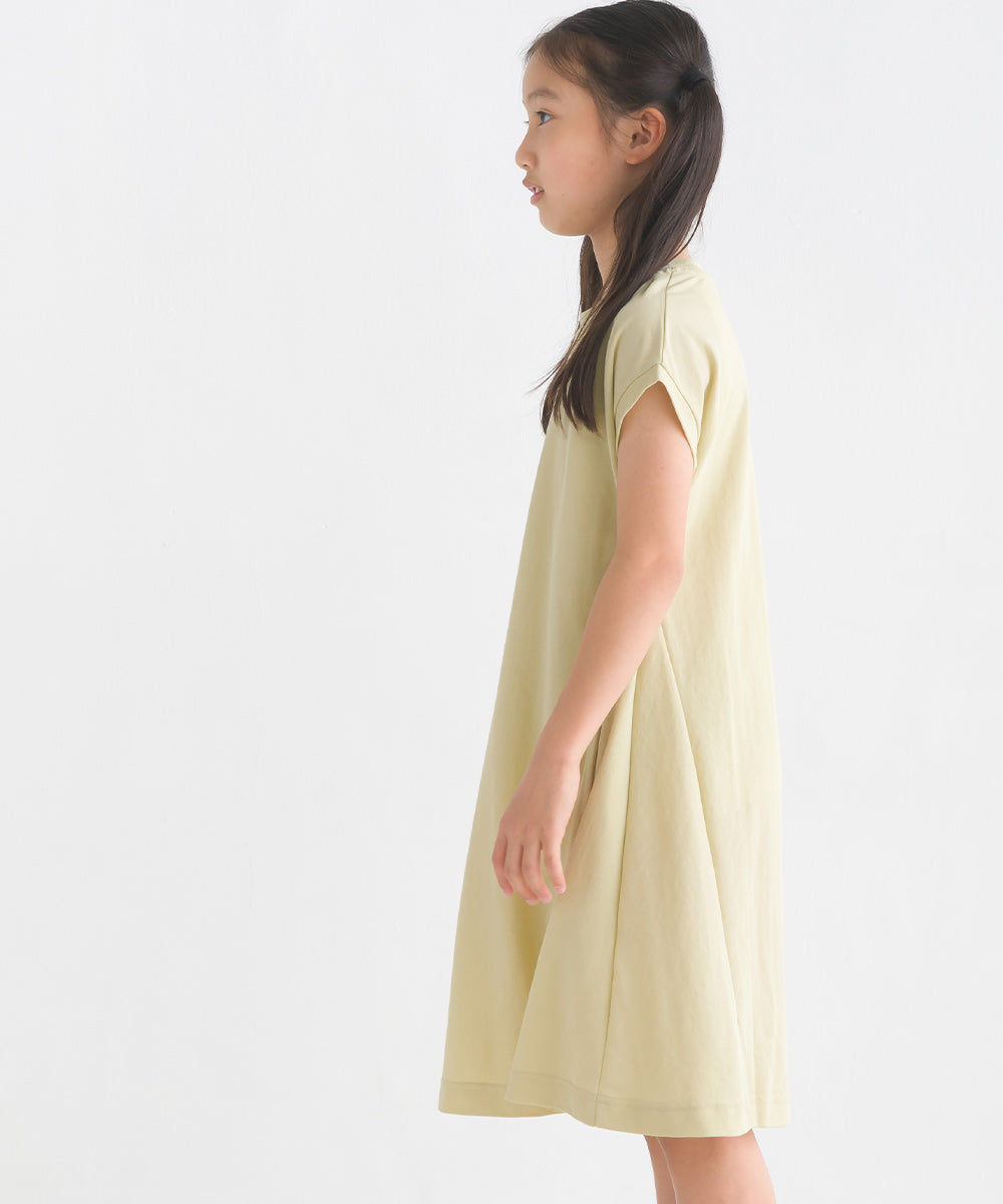 【OMNES】キッズ 接触冷感レーヨンナイロンAラインワンピース【7122-9075】