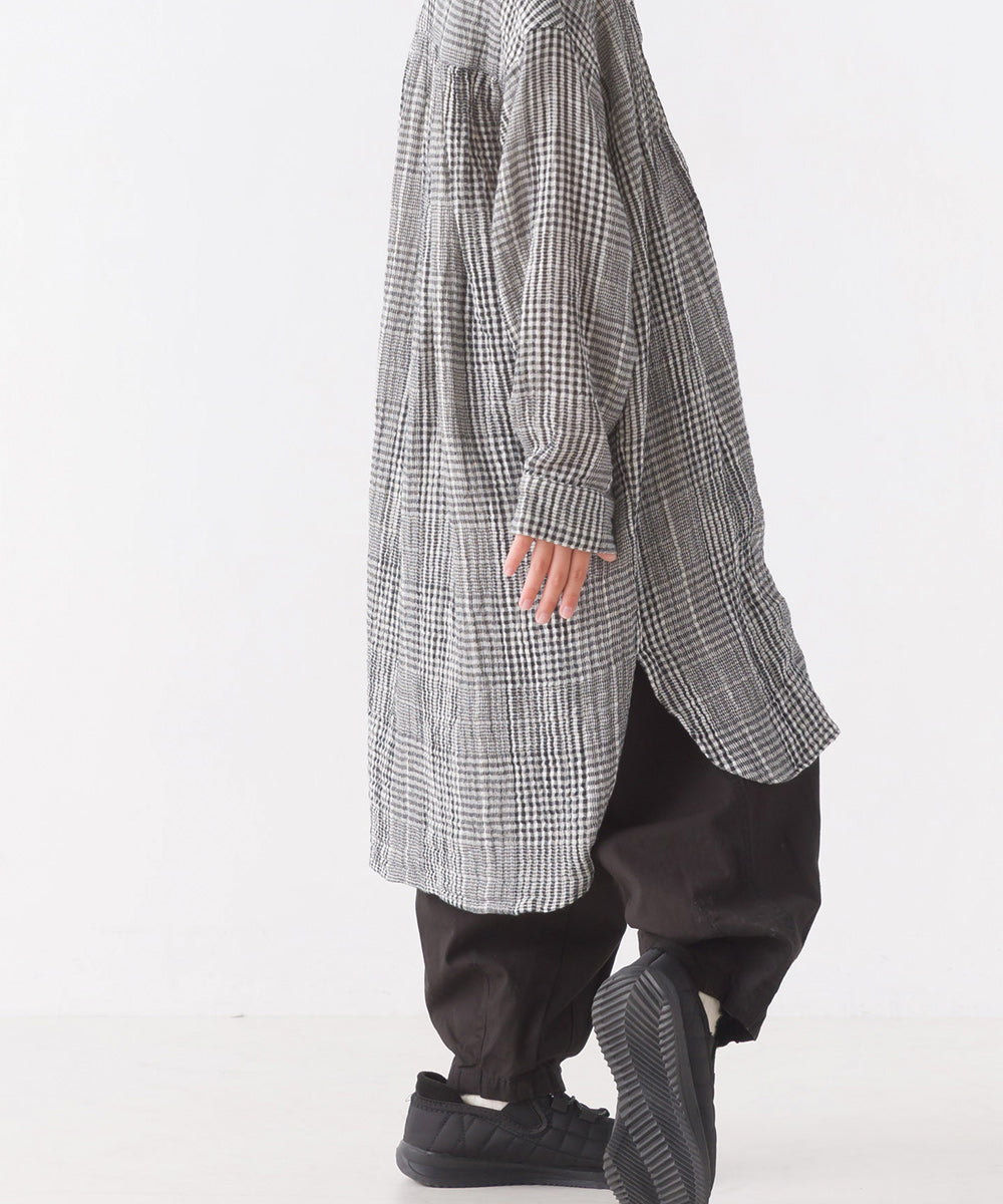 【OMNES】キッズ ダブルガーゼピンタックワンピース【7122-9089】