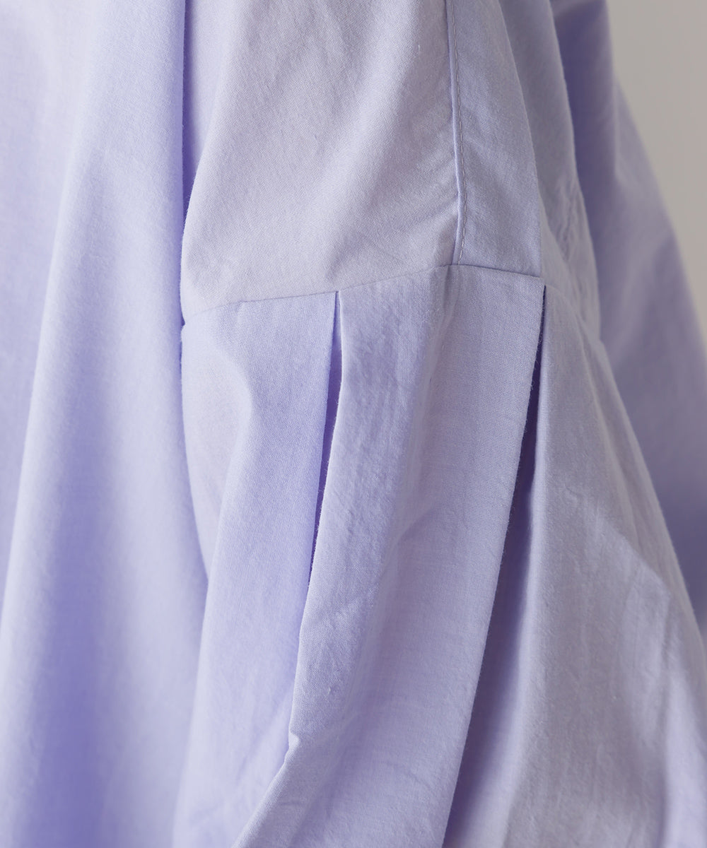 【OMNES】スキッパーボリューム6分袖ブラウス【7123-4166】