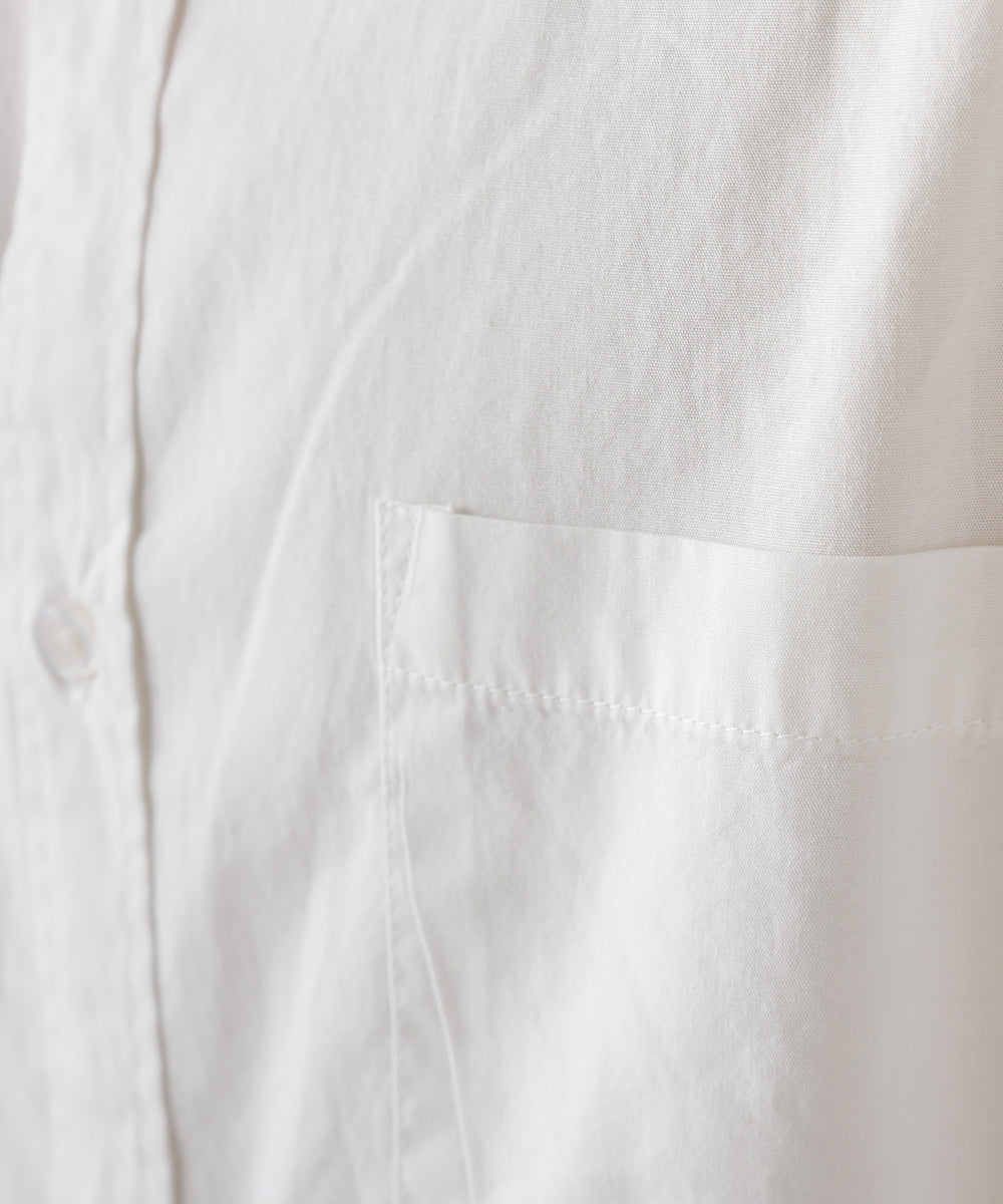 【OMNES】メンズ 製品洗いコットンブロード レギュラーカラー 長袖シャツ【7123-4171】