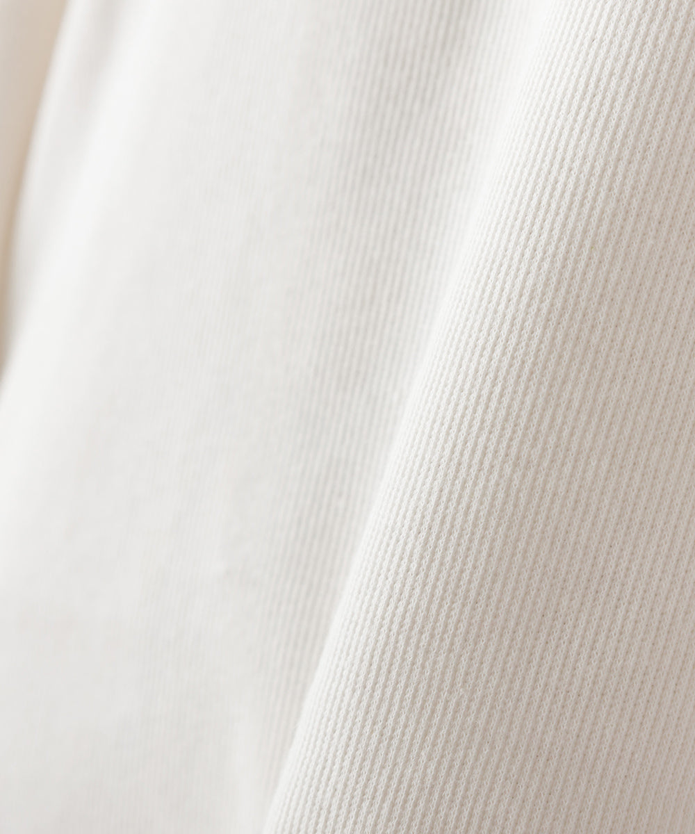 【OMNES】リブパワーショルダー長袖プルオーバー【7123-5347】