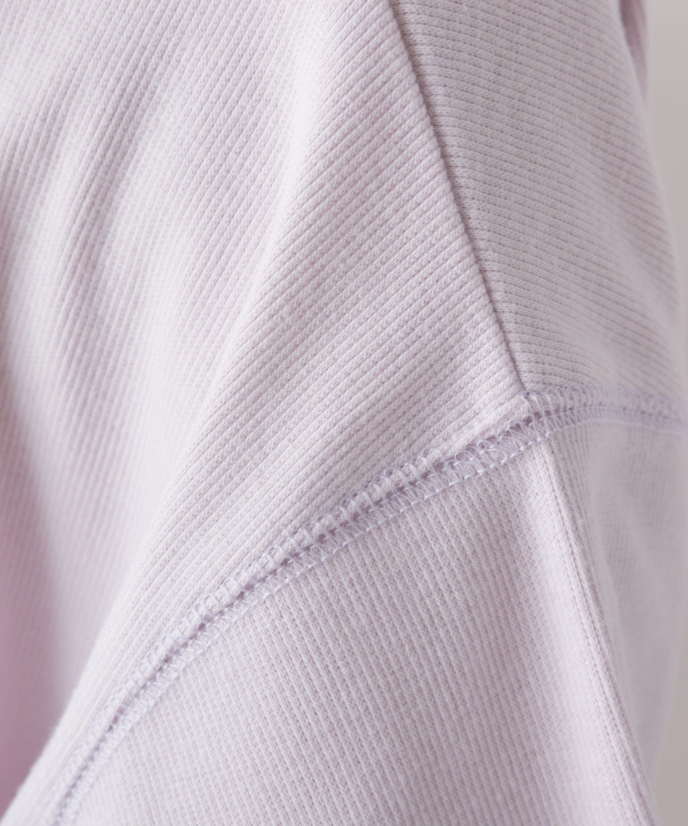 【OMNES】リブ裾ラウンドプルオーバー半袖【7124-5494】