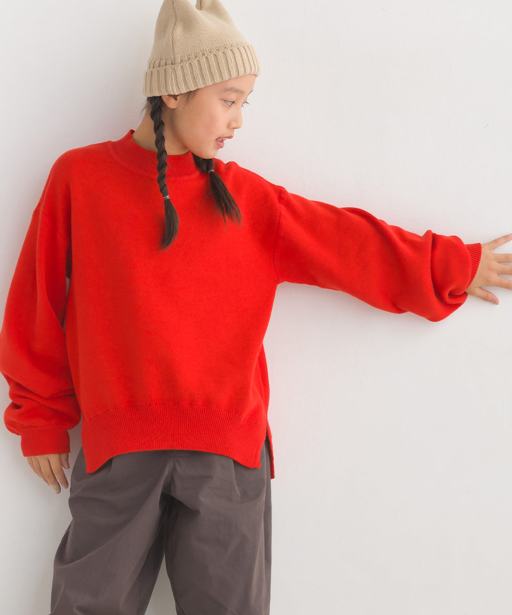 【OMNES】キッズスウェットライクニットプルオーバー【7124-6133】