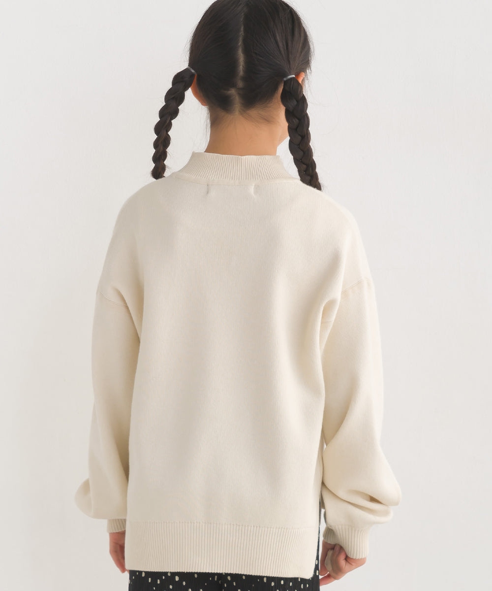 【OMNES】キッズスウェットライクニットプルオーバー【7124-6133】