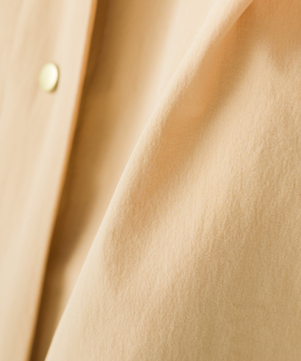 【OMNES】ナイロンストレッチ ガンフラップロングコート【7124-7209】