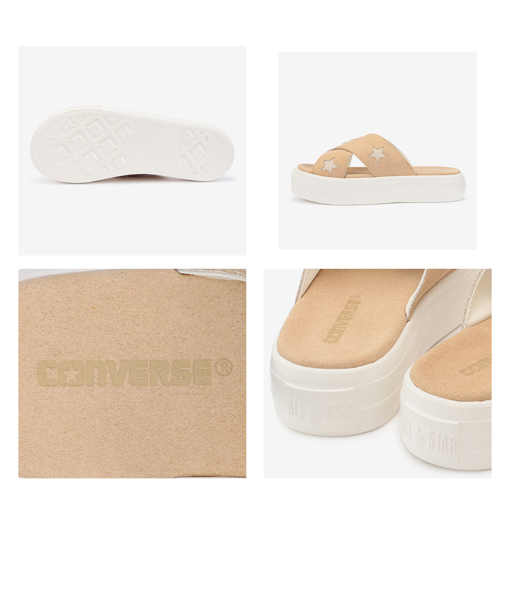 【CONVERSE】コンバース CV SANDAL PLTS CROSSBELT CV サンダル PLTS クロスベルト【7301-22043】