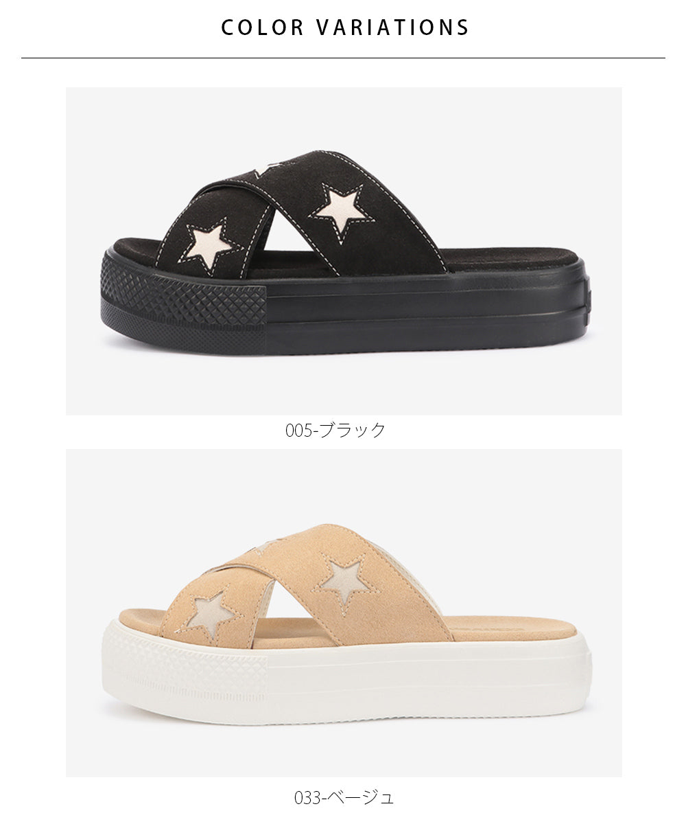 【CONVERSE】コンバース CV SANDAL PLTS CROSSBELT CV サンダル PLTS クロスベルト【7301-22043】