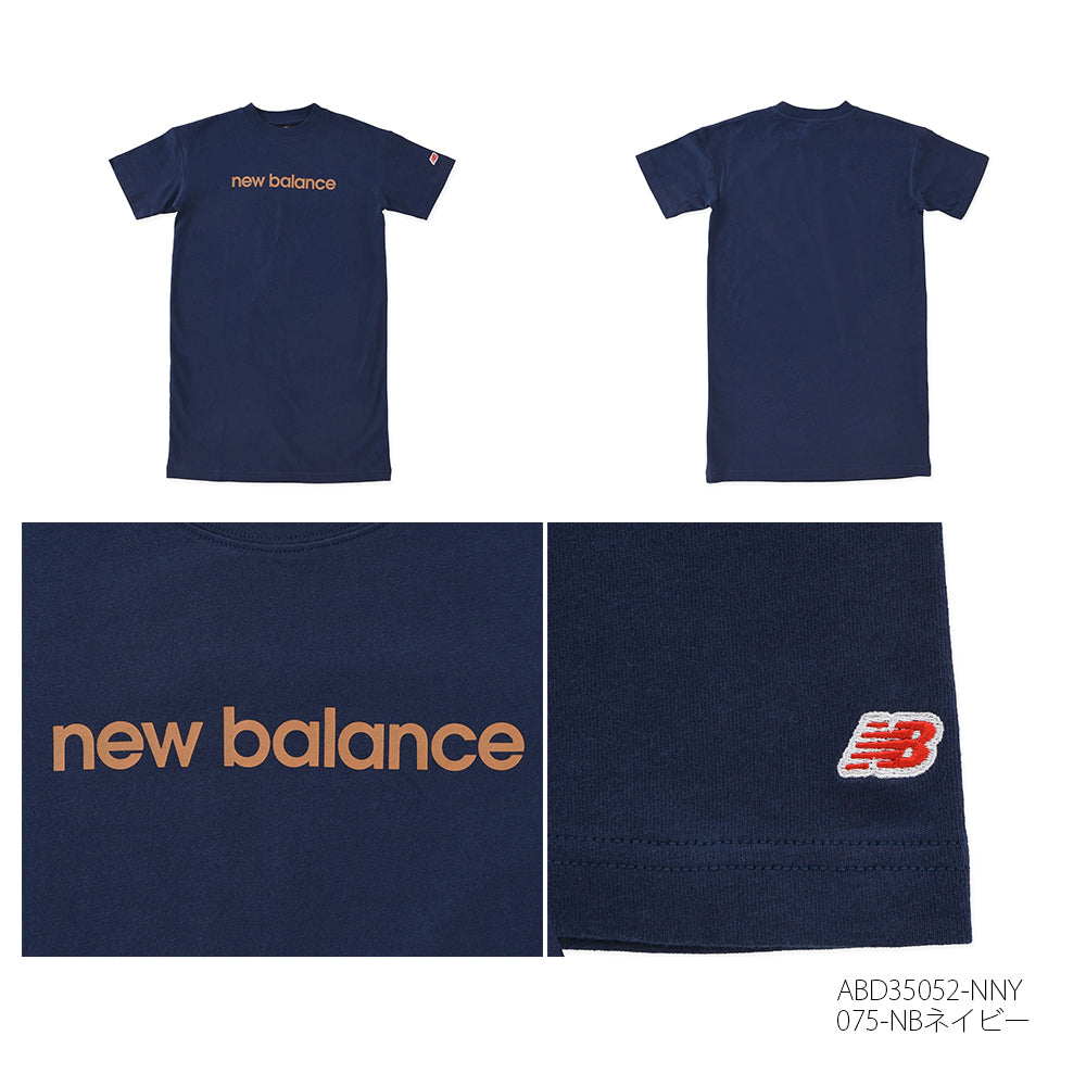 【New Balance】ニューバランス NB キッズ リニアロゴ ルーズフィットドレス ABD35052【7301-23027】