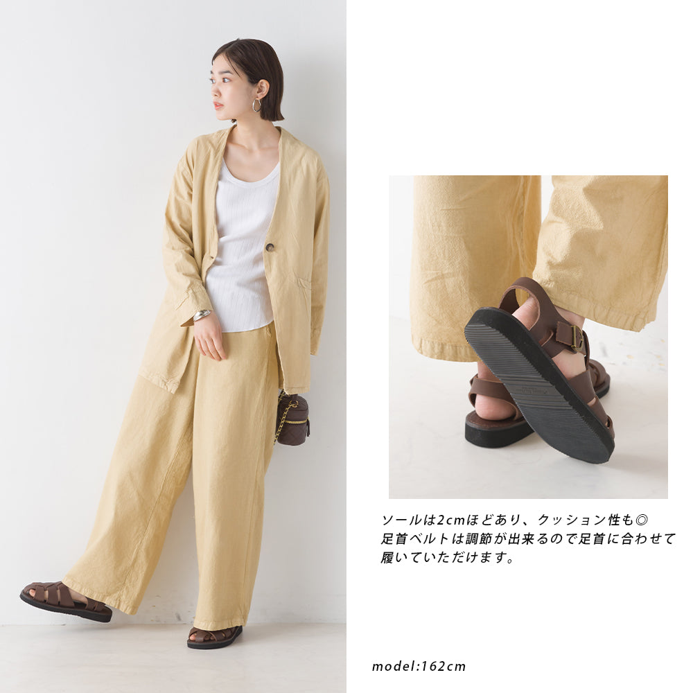 【Organic handloom】オーガニックハンドルーム グルカサンダル GURKHA SANDAL【7301-23041】
