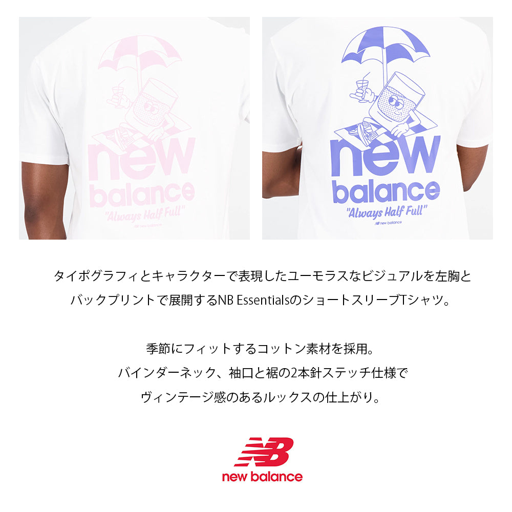 【New Balance】ニューバランス NB Essentials Always ショートスリーブTシャツ MT31562【7301-23071】