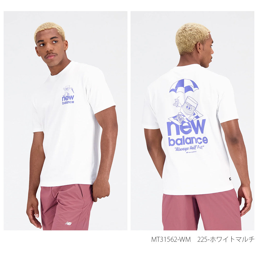 【New Balance】ニューバランス NB Essentials Always ショートスリーブTシャツ MT31562【7301-23071】