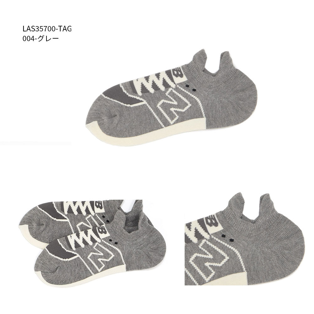 【New Balance】ニューバランス NB スニーカー柄ソックス LAS35700【7301-23093】