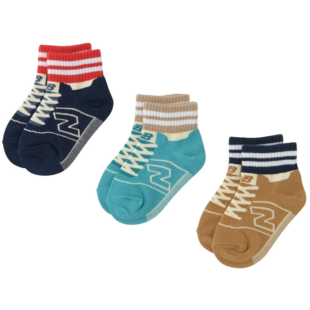 【New Balance】ニューバランス NB ボーイズ3Pソックス LAS35623【7301-23031】