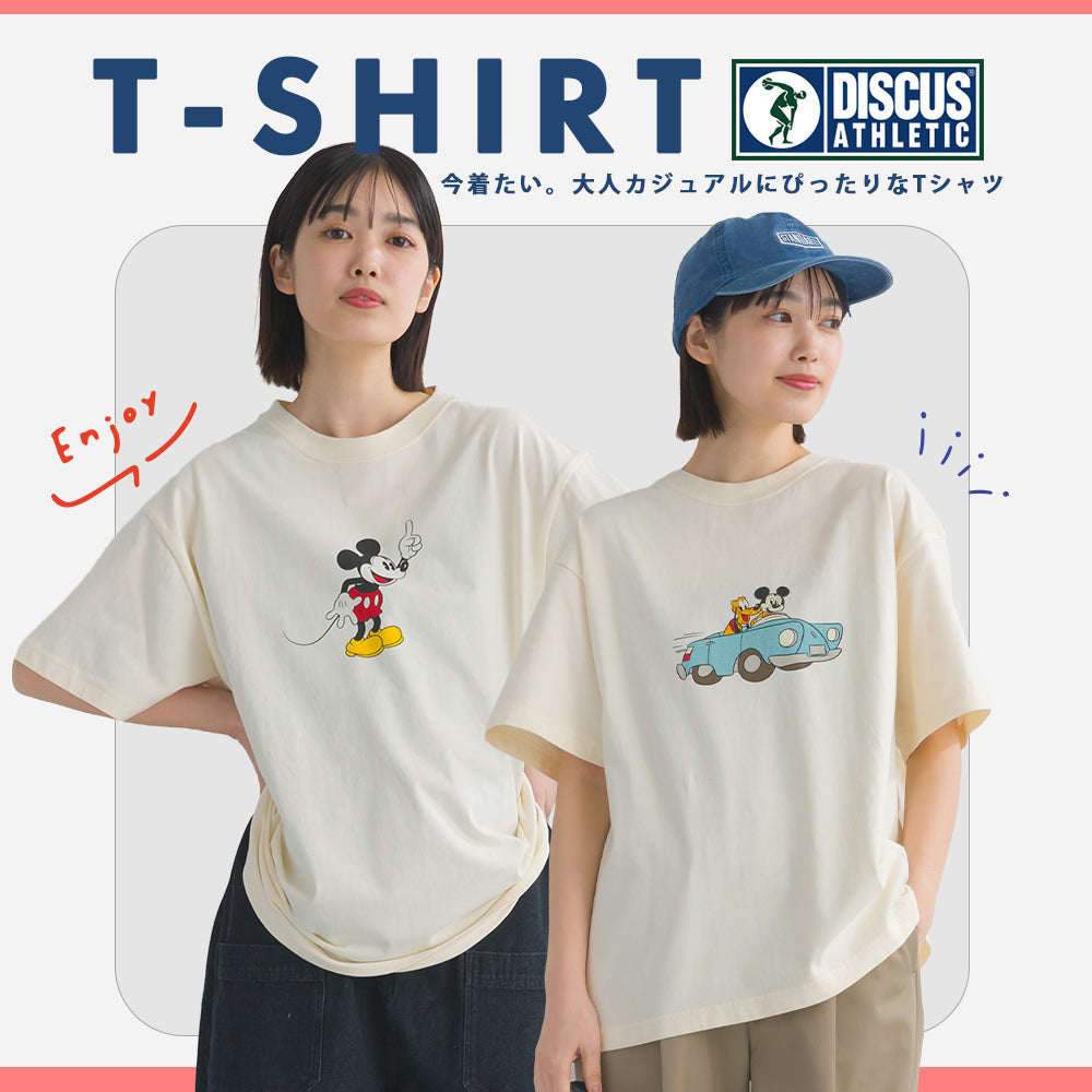 ”DISCUS”大人のミッキーマウスTシャツ