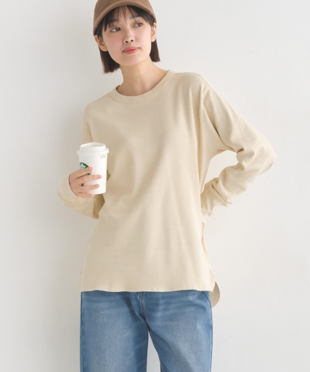 【hbD】【OMNES】ユニセックス ハニカムストレッチプルオーバーTシャツ【1520-5043】