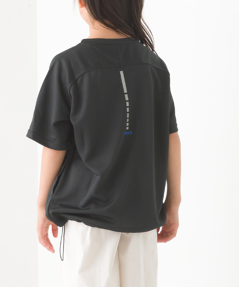 【hbD】【Vissel×OMNES】キッズ ポケット付きメッシュ半袖Tシャツ ヴィッセル神戸コラボTシャツ【1522-5312】