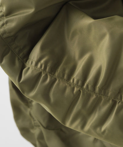 【hbA】【OMNES】ナイロンMA1ボリューム袖ブルゾン【1522-7115】