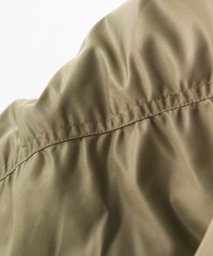 【hbA】【OMNES】ナイロンAライン裾ボリュームブルゾン【1522-7144】