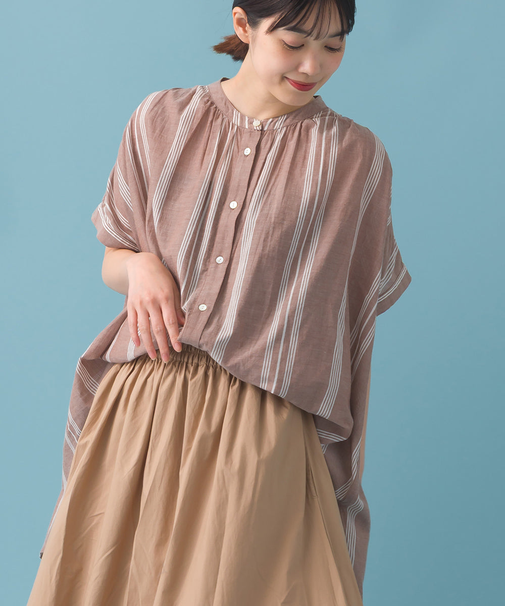 CLANE◆半袖シャツ/FREE/コットン/IVO/無地/12108-3112 HUGE SHIRT（シャツ/ブラウス）｜CLANE（クラネ）のファッション
