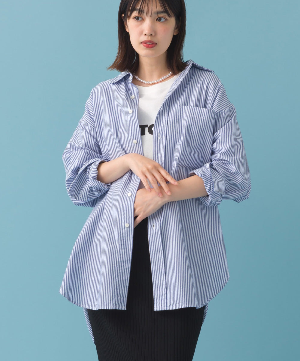 【OMNES】オックス オーバーサイズシャツ【1524-4206】