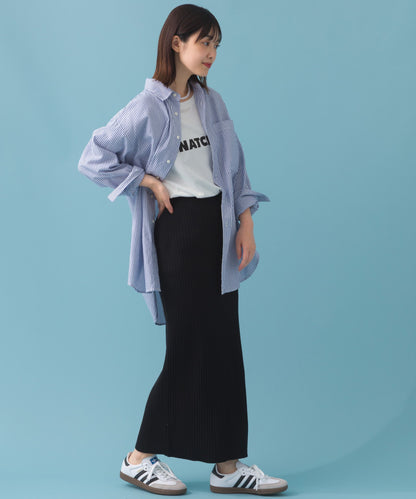 【OMNES】オックス オーバーサイズシャツ【1524-4206】