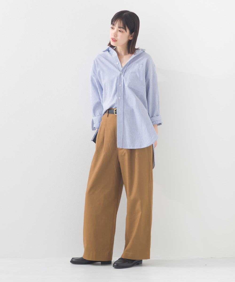 【OMNES】オックス オーバーサイズシャツ【1524-4206】