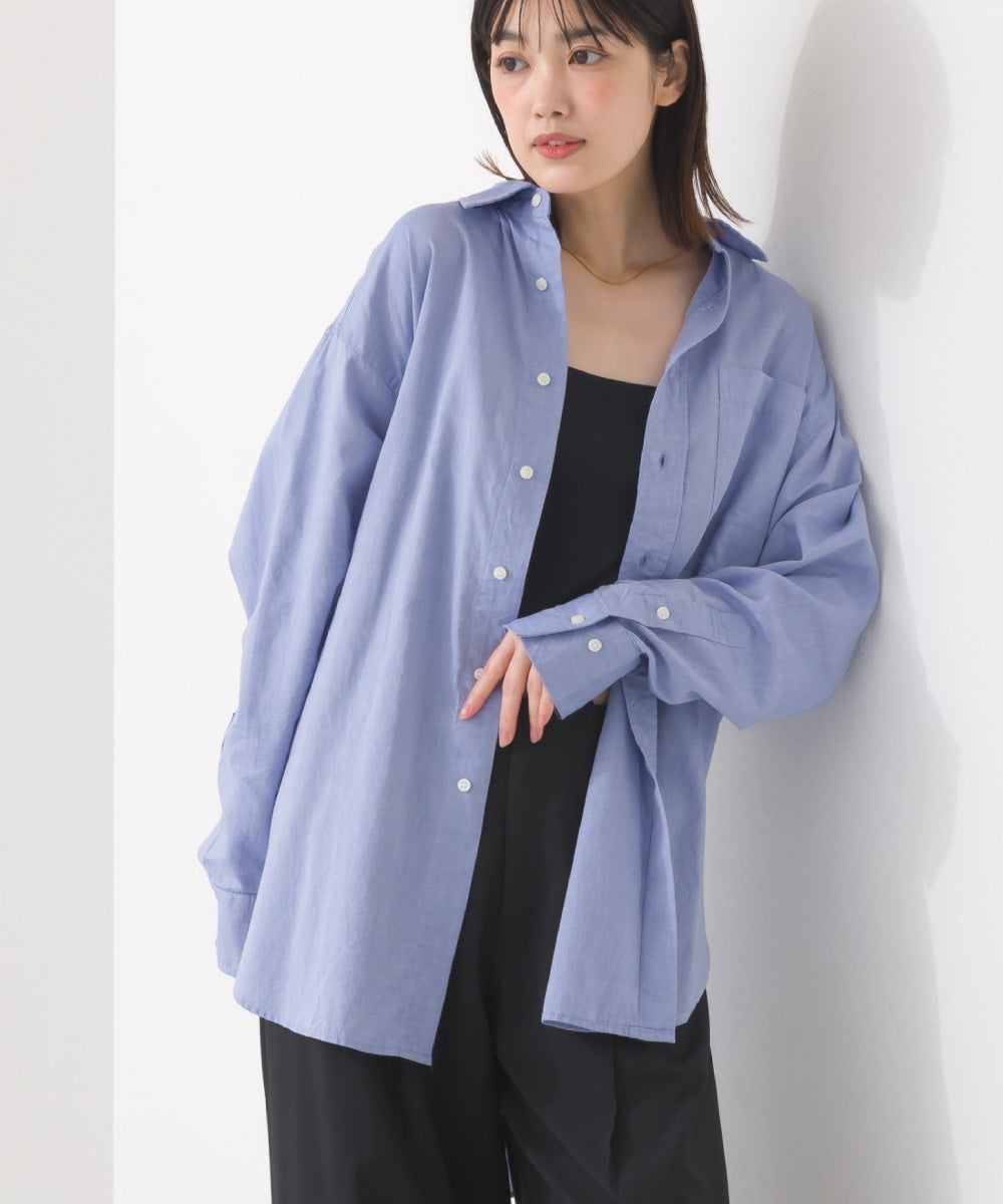 【OMNES】オックス オーバーサイズシャツ【1524-4206】