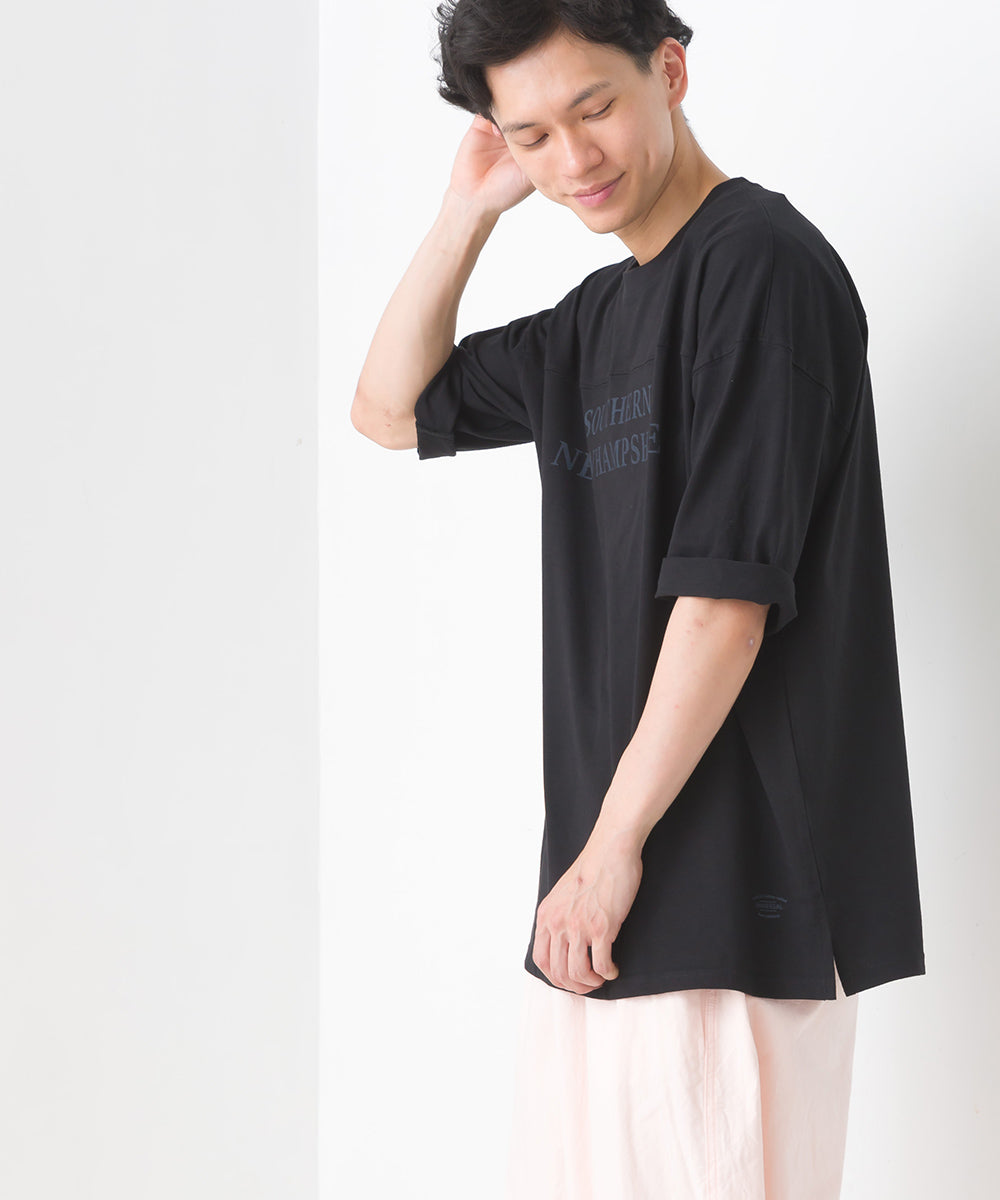 【hbD】【OMNES】ユニセックス バイオポリウォッシュ6分袖フットボールTシャツ【1524-5516】