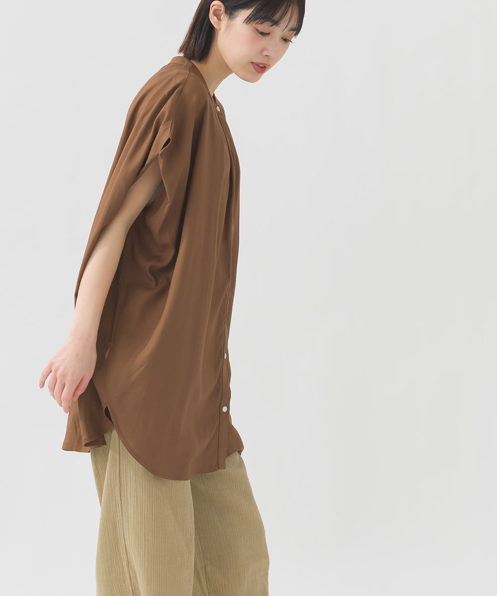 【OMNES】レーヨンドルマンリラックスシャツ【1525-4216】