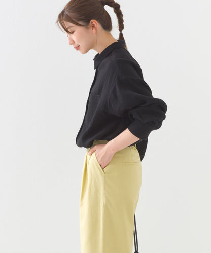 【OMNES】ダブルガーゼレギュラーシャツ【1525-4241】