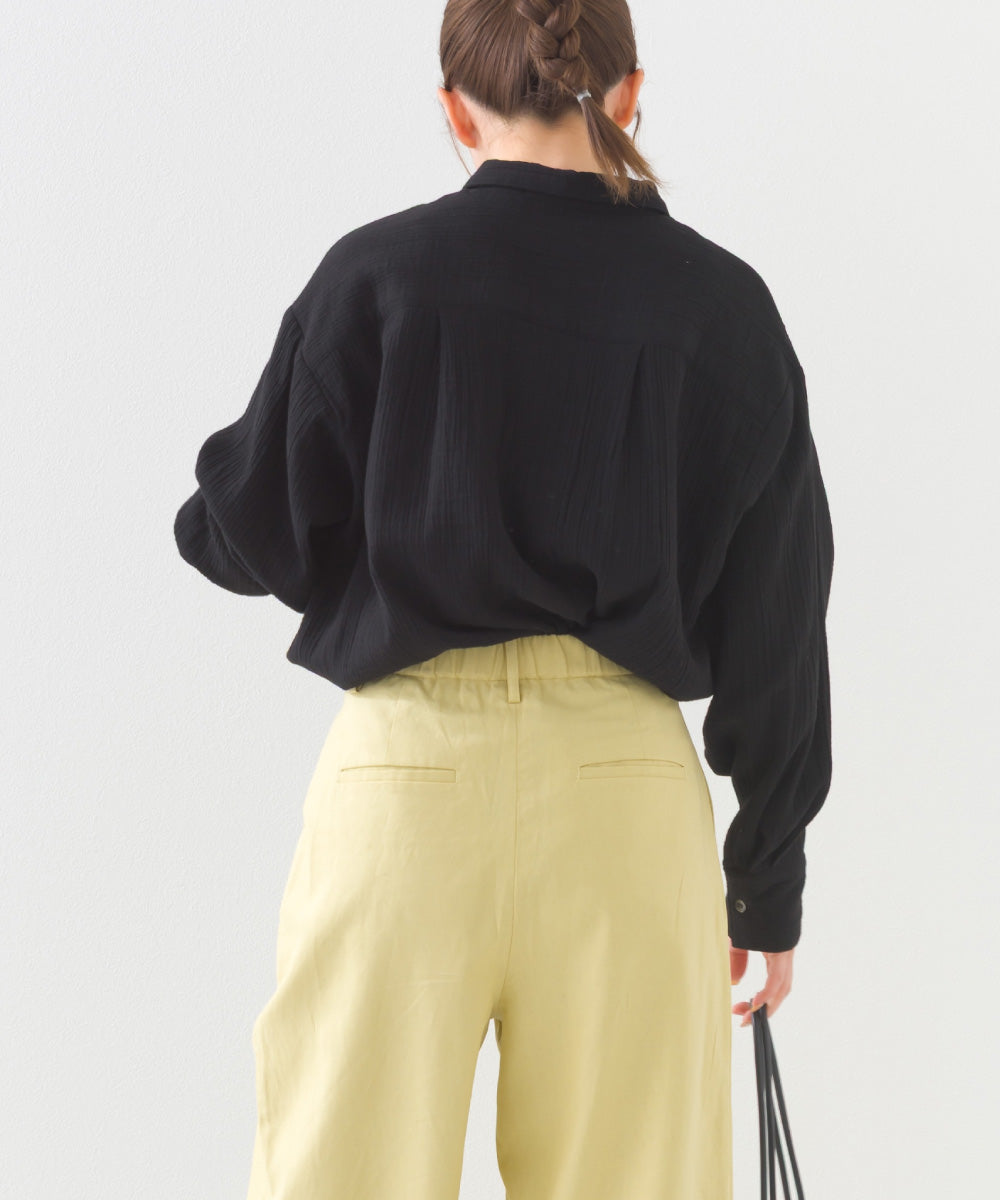 【OMNES】ダブルガーゼレギュラーシャツ【1525-4241】