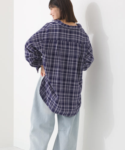 【OMNES】ダブルガーゼレギュラーシャツ【1525-4241】