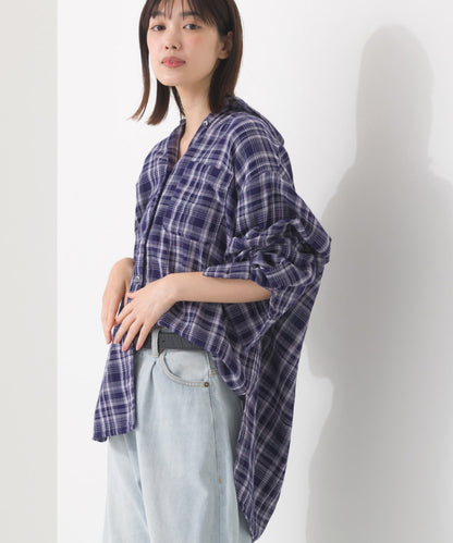 【OMNES】ダブルガーゼレギュラーシャツ【1525-4241】