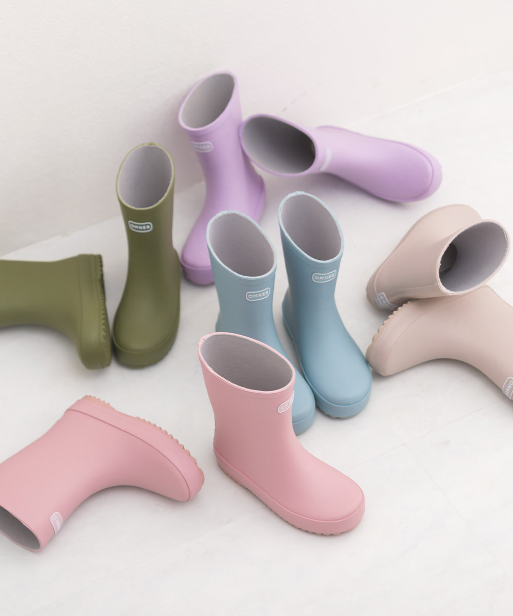 【OMNES】キッズ ラバーレインブーツ 長靴【A430001OMN】