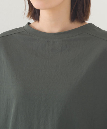 【OMNES】接触冷感 オーバーサイズ半袖プルオーバーTシャツ【252W427OMN006】