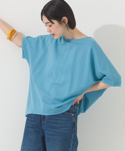 【OMNES】接触冷感ビッグシルエットプルオーバー半袖Tシャツ【252W427OMN009】