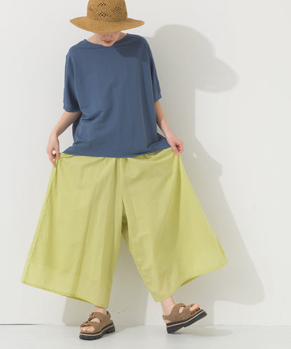 【OMNES】接触冷感ビッグシルエットプルオーバー半袖Tシャツ【252W427OMN009】