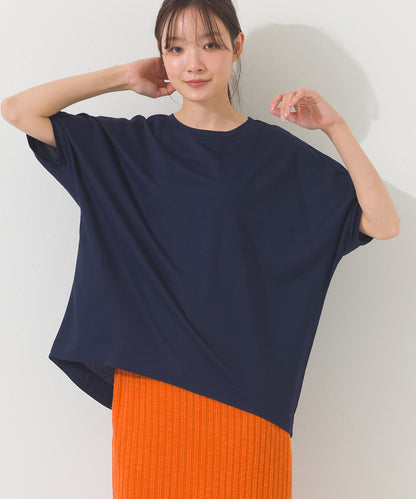 【OMNES】接触冷感ビッグシルエットプルオーバー半袖Tシャツ【252W427OMN009】