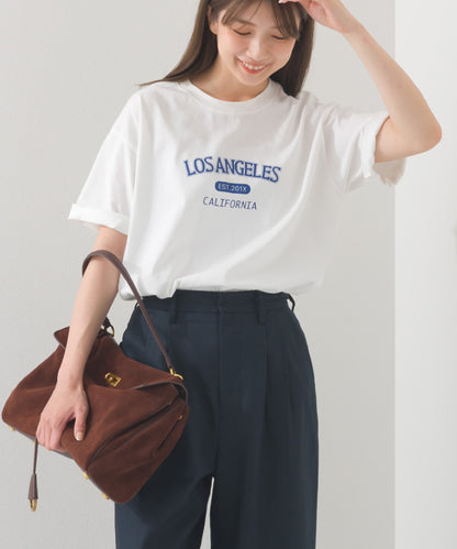 【OMNES】プリントTシャツC LOS ANGELES【252W427EVN003】