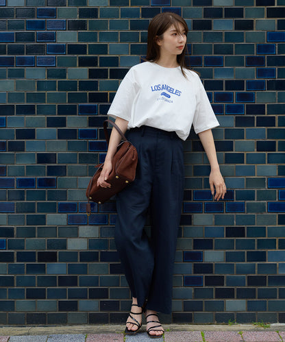 【OMNES】プリントTシャツC LOS ANGELES【252W427EVN003】