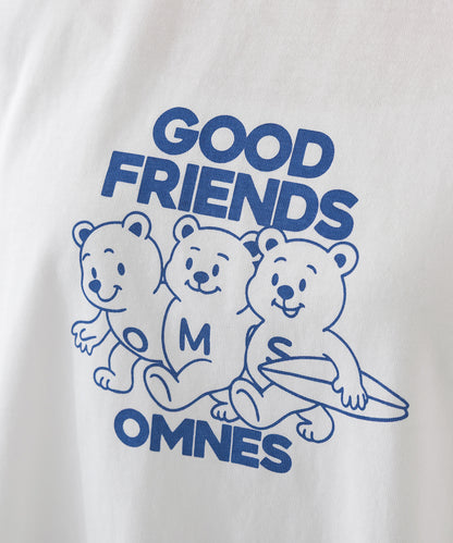 【OMNES】プリントTシャツF GOOD FRIENDS【252W427EVN006】