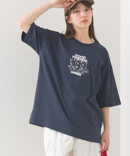 【OMNES】プリントTシャツF GOOD FRIENDS【252W427EVN006】