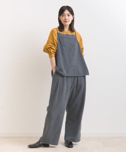 【OMNES】フェルトキャミソール＆ワイドパンツ 2WAYセットアップ【253W427OMN025】